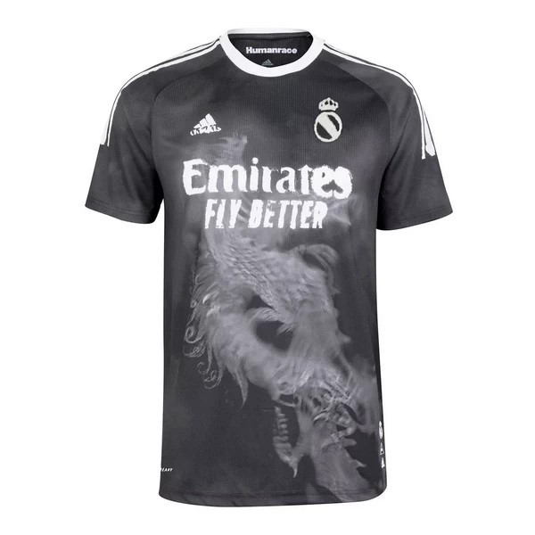 Tailandia Camiseta Real Madrid Human Race 2020 2021 Negro